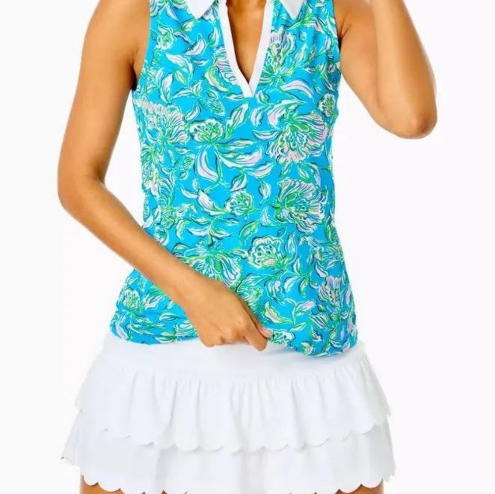 Lily pulitzer Luxletic sleeveless V neck